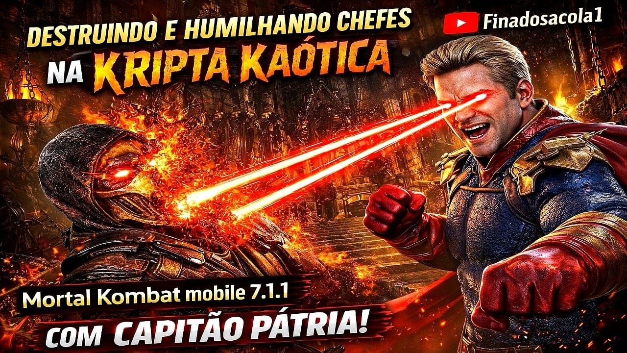 Gameplay Kripta Kaótica 1440p 120 Fps Mk Mobile 7.1.1 Sem Musica sem edição sem cortes e sem hackers