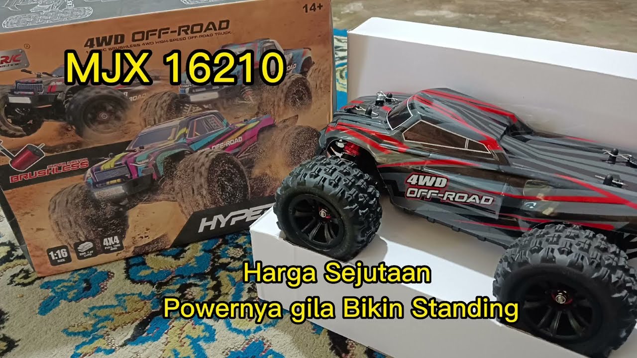 Unboxing MJX HYPER GO 16210 BRUSHLESS RC Car Powernya Bikin Standing