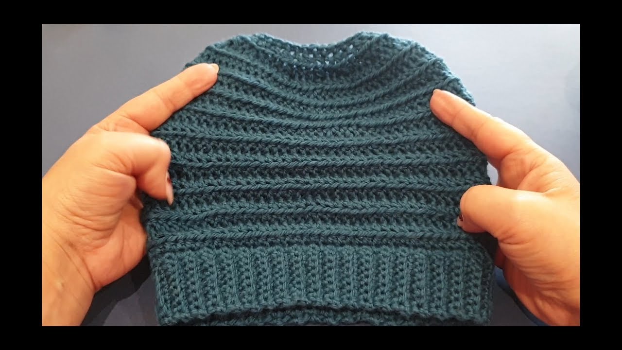 Messy Bun  Beanie - Ponytail Beanie