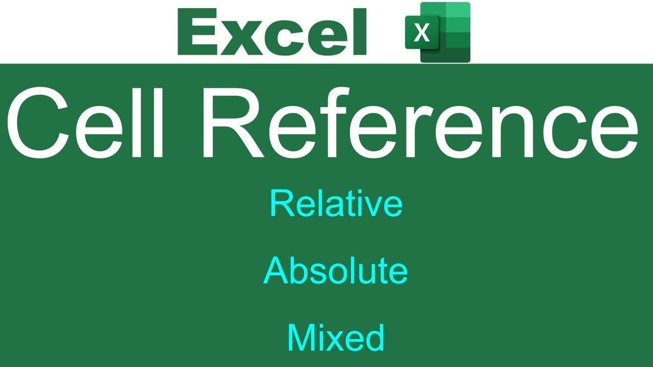Excel  Relative and Absolute Cell References