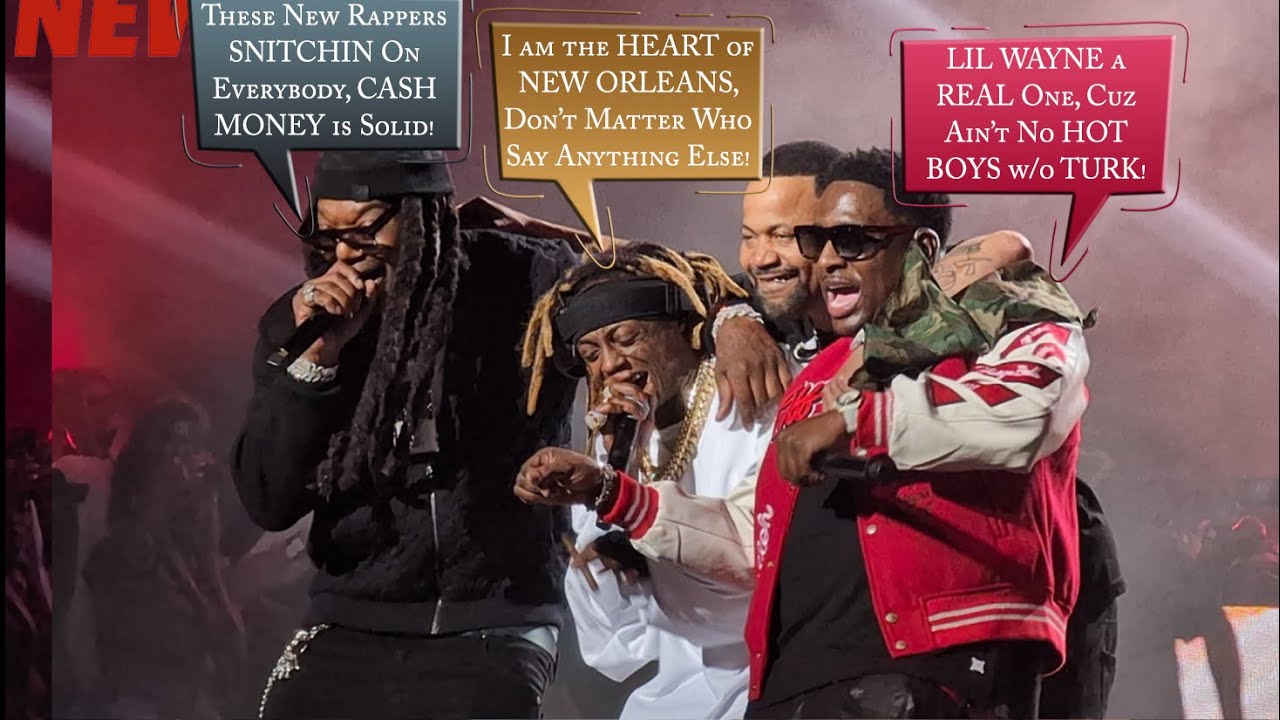 LIL WAYNE, JUVENILE, B.G., TURK Reunite w/ BIRDMAN, MANNIE FRESH For HOT BOYS, BIG TYMERS Reunion
