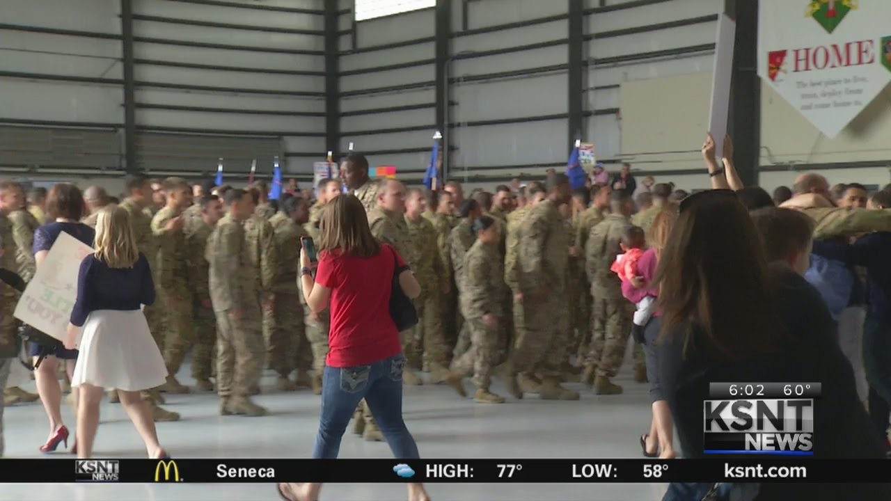Soldiers return to Fort Riley after 9 month deployment