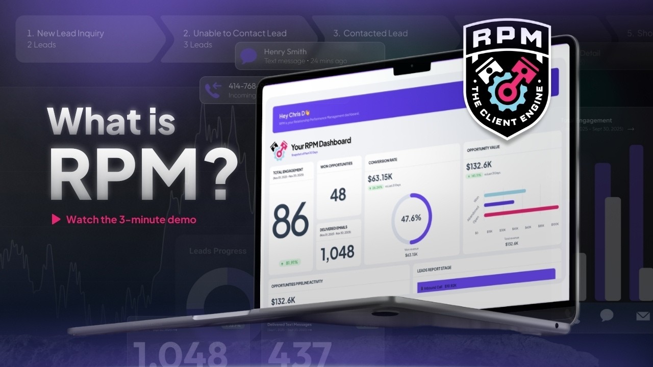 RPM: The Client Engine Built for Automotive Shop Owners