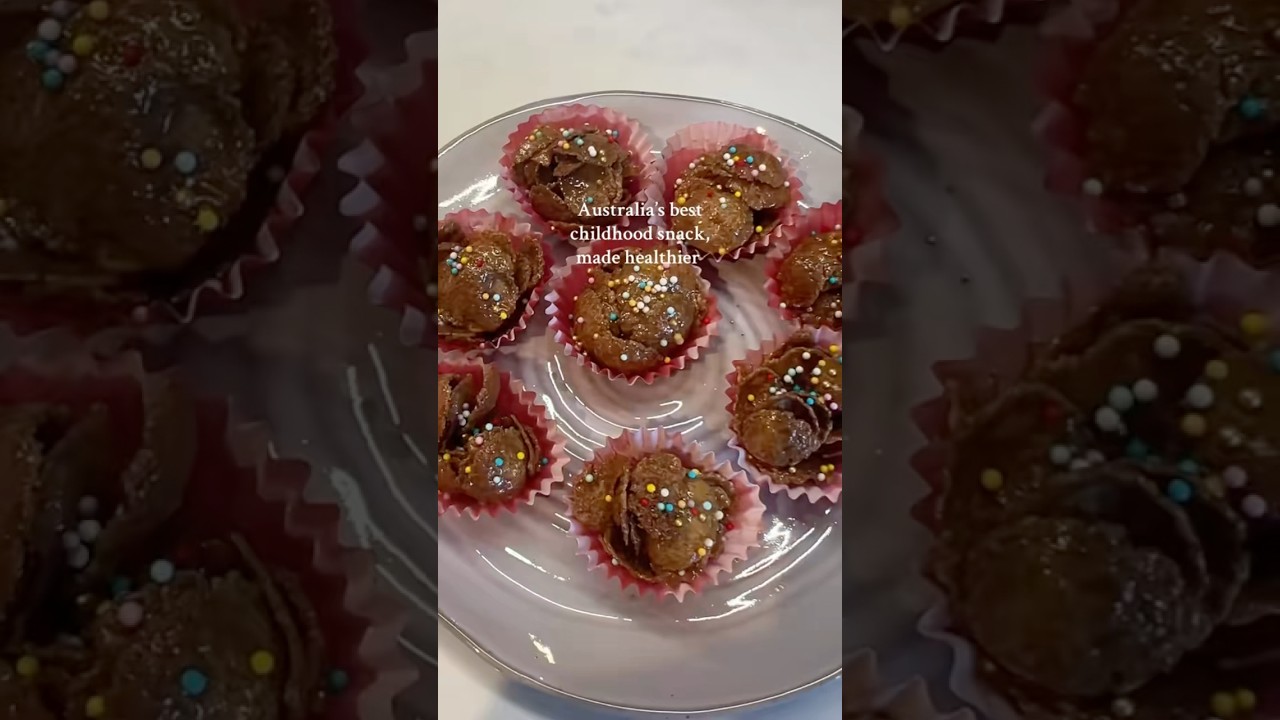 Healthy honey joys! Kid approved & easy recipe on IG 