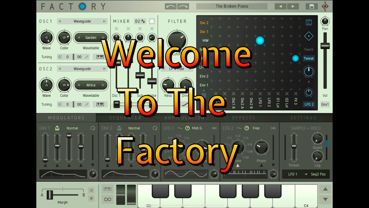 Factory Synth by Sugar Bytes - Programming Guide & Demo for the iPad