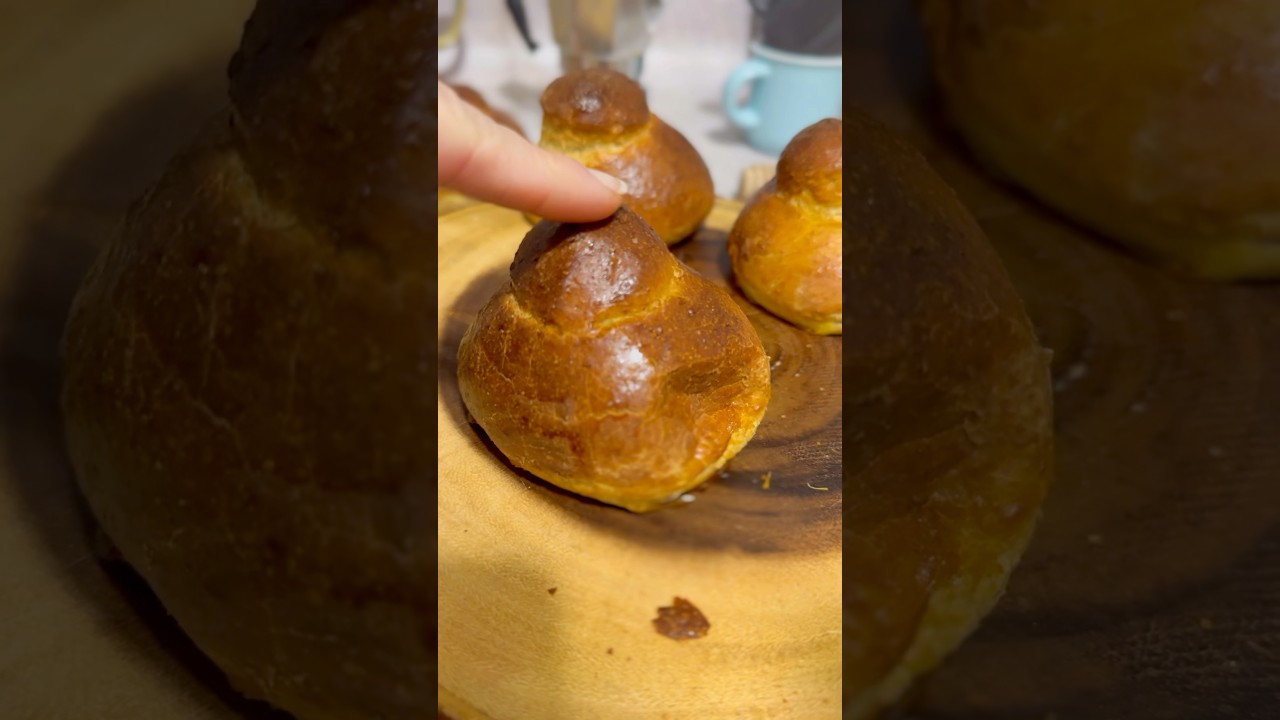 BRIOCHES CON IL TUPPO SEMI-INTEGRALI ricetta completa nel video precedente #brioche