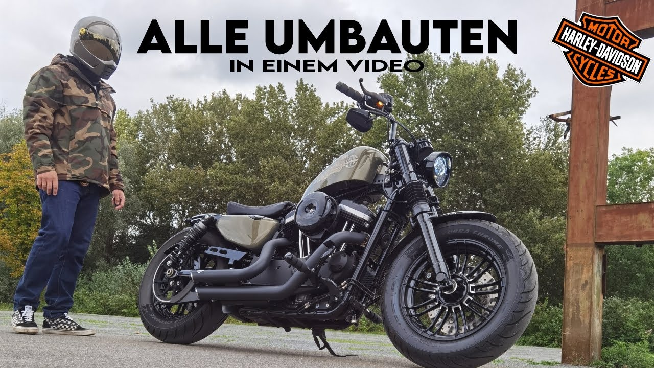 ALLE UMBAUTEN an meiner  Sportster Forty Eight | MotoVlog | Harley Davidson XL1200X |
