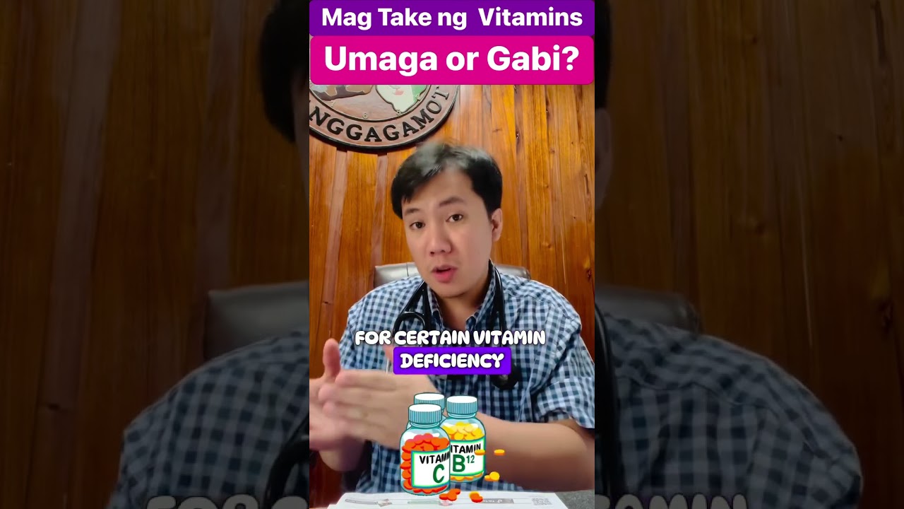 Magtake ng Vitamins? Sa Umaga or sa gabi?
