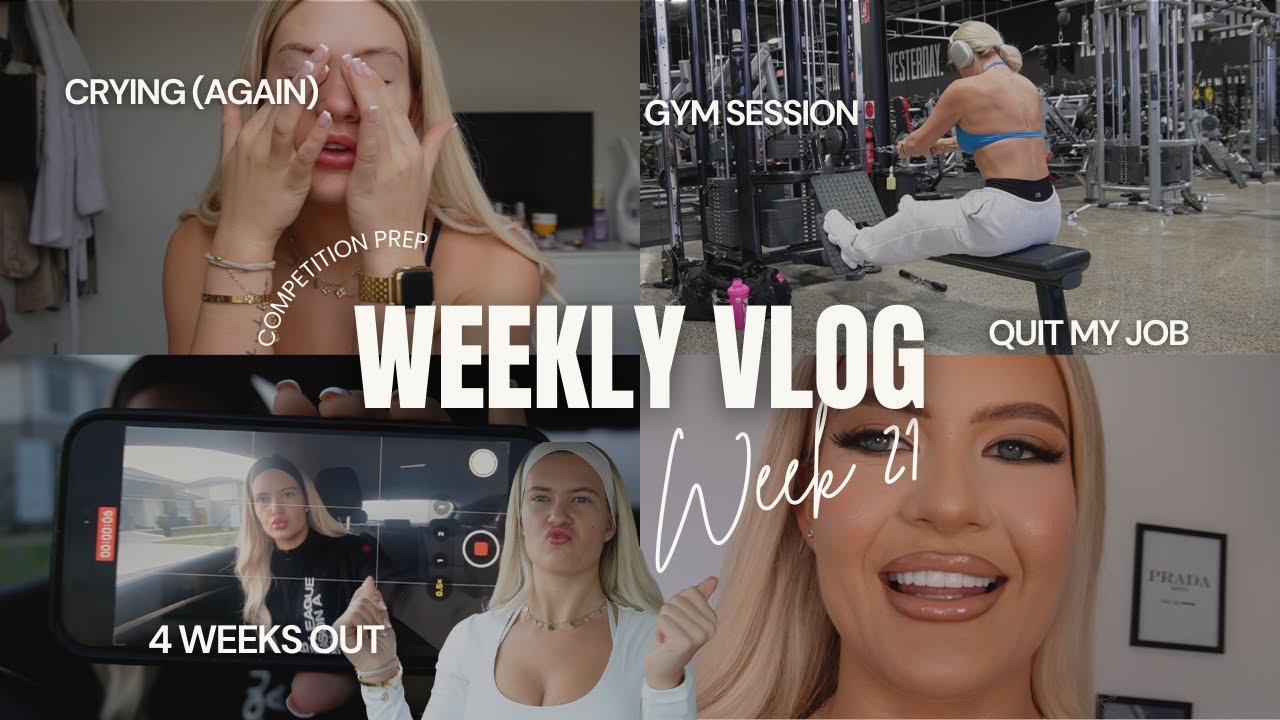 4 weeks out weekly vlog!