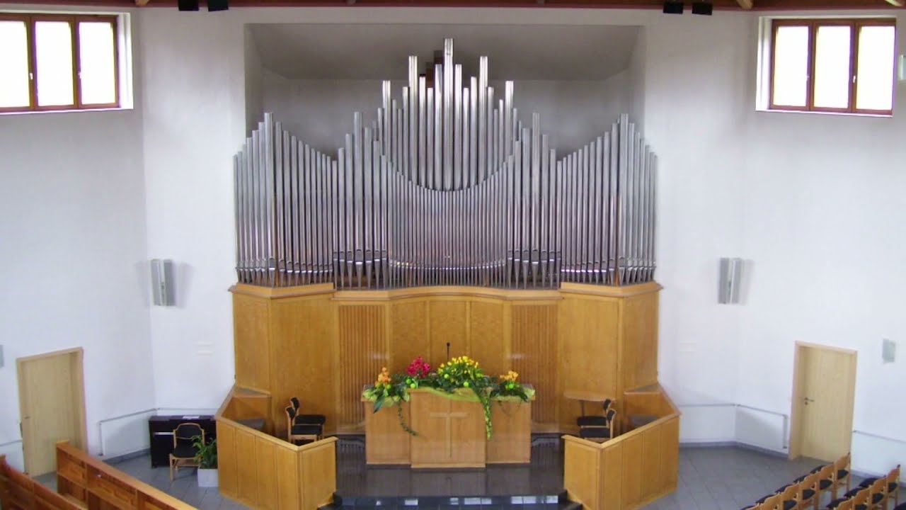 Vorstellung der Orgel in der Neuapostolischen Kirche Backnang
