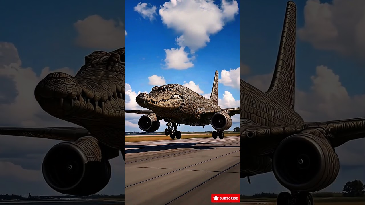 Crocodile Plane 🐊✈️ | Most Unique Aircraft Design Ever! #shorts