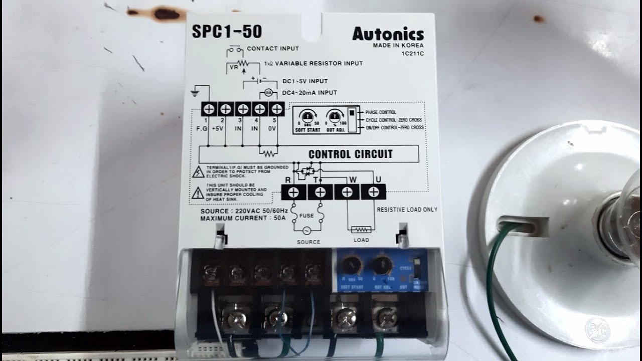 Controlador de Potencia SPC1 - 50 / Mesa 1 - Ficha 2142022