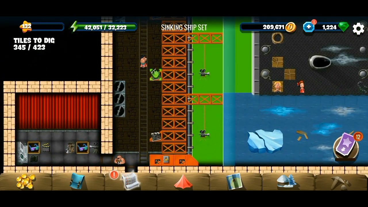 Sinking Ship - Diggy's Movie Madness Remastered Adventure