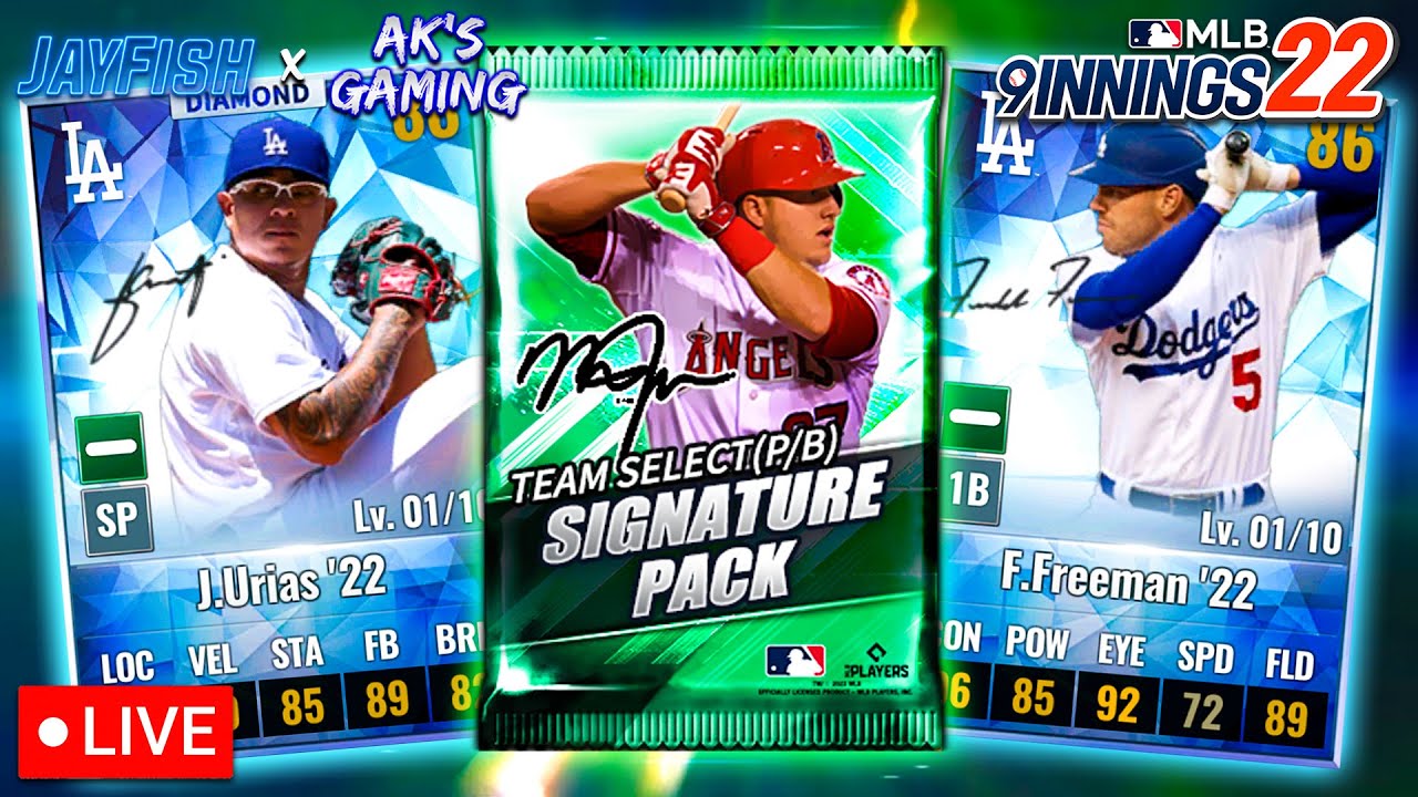 🔴LIVE | TEAM SELECT SIG PACK OPENING FINALE! - MLB 9 Innings 22 (JayFish x Ak's Gaming)
