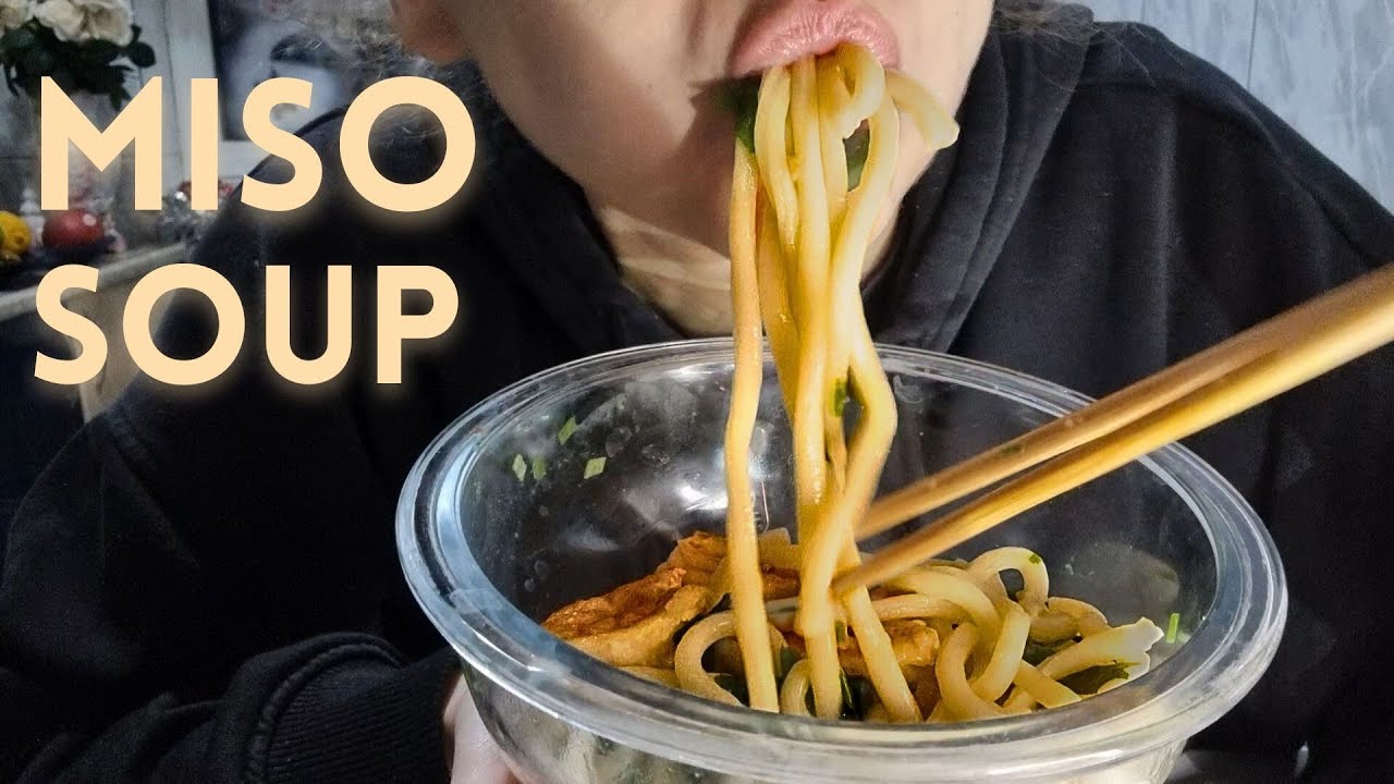 Miso Soup Mukbang ASMR 🍲 | 100% Silent, Slurping Sounds, No Talking, Relaxing Eating