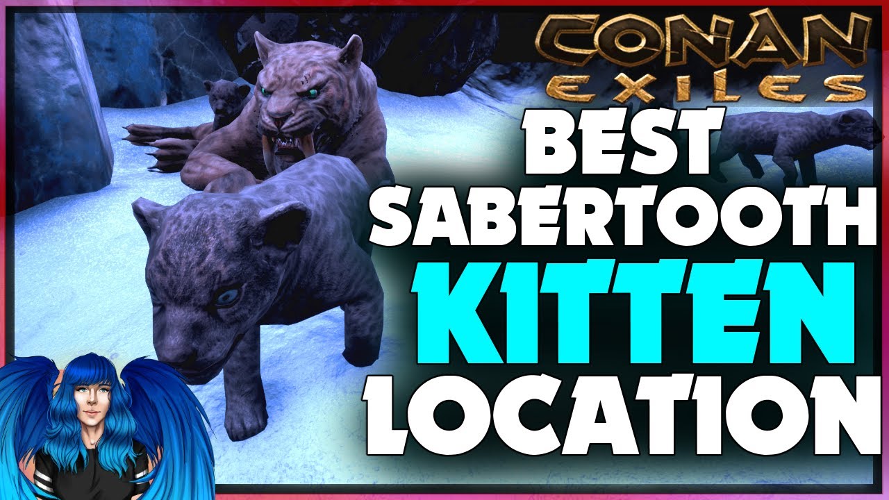 САБЛЕТУЗЫ: ЛУЧШИЕ МЕСТА ДЛЯ ДЕТЕНЫШЕЙ САБЛЕТУЗА [ОБНОВЛЕНО] | Conan Exiles |