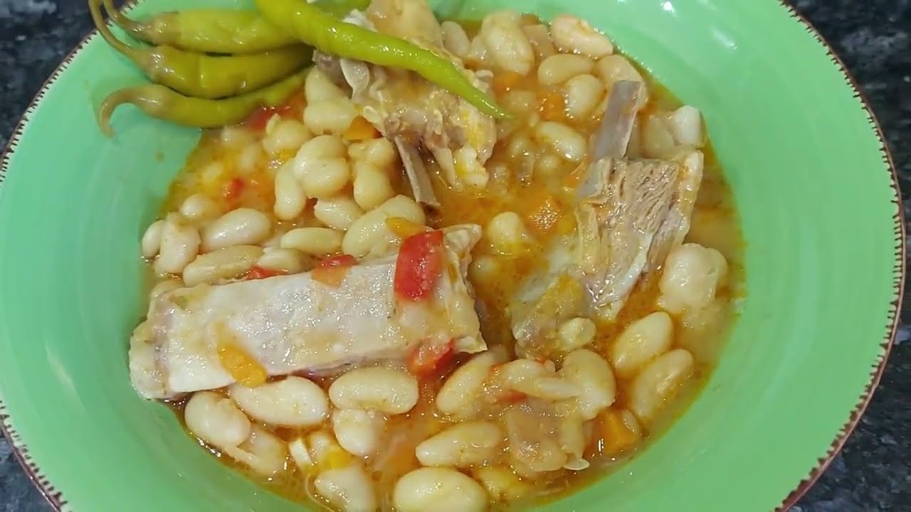 Pochas con Faldita de cordero