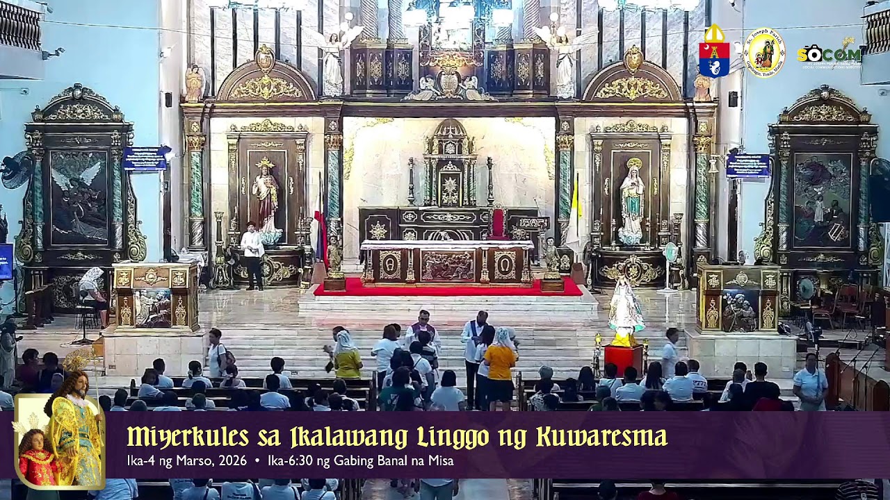 LIVE: Miyerkules ng Ikalawang Linggo ng Kuwaresma (Marso 4, 2026 - 6:30 PM Mass)