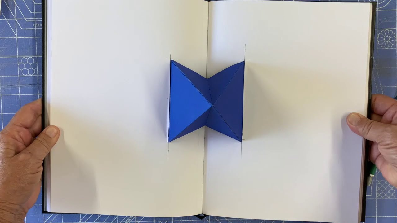 Sketchbook: pyramid pop-up