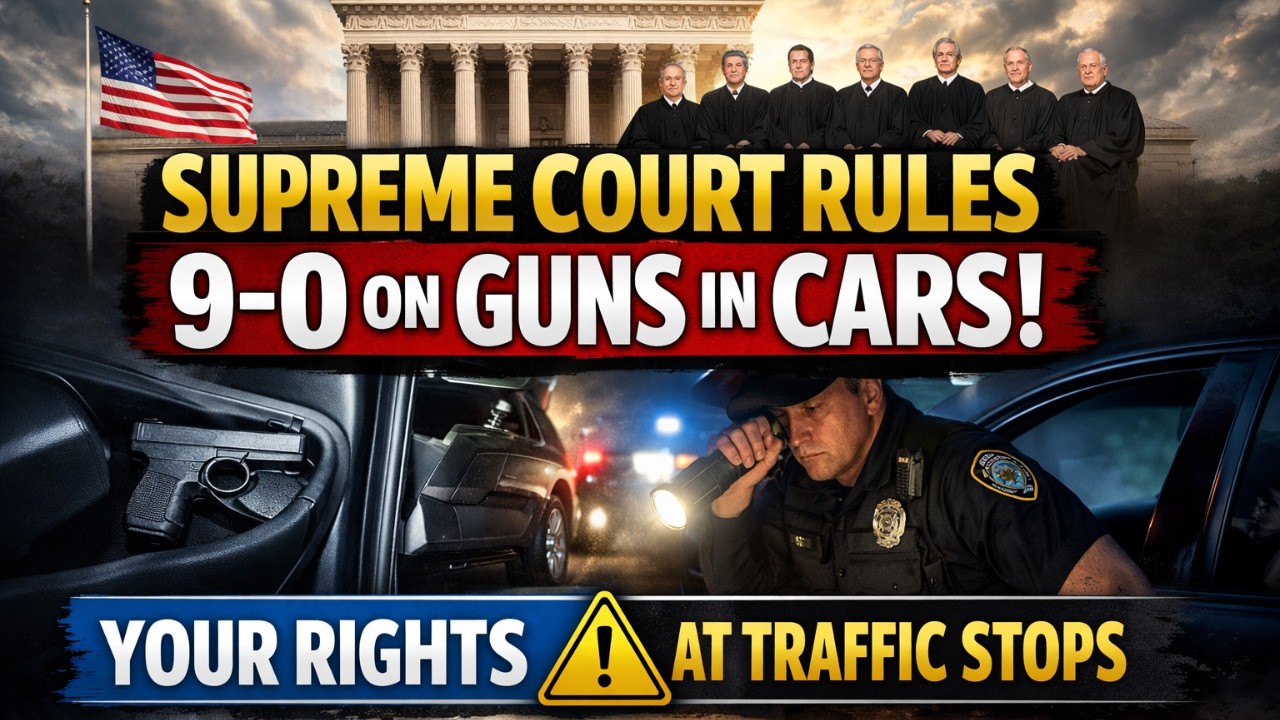 Supreme Court Just Ruled 9–0 — If You Carry a Gun in Your Car, You Need to Watch This