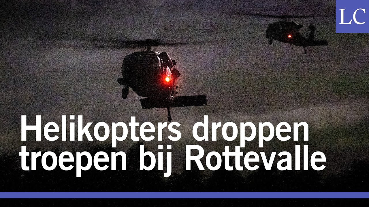 Grootschalige militaire oefening bij vliegveld Drachten