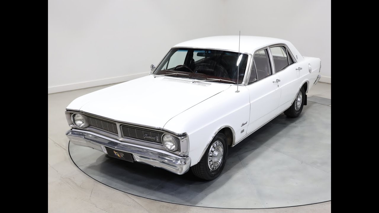1971 Ford XY Fairmont 302 V8 - Ultra White