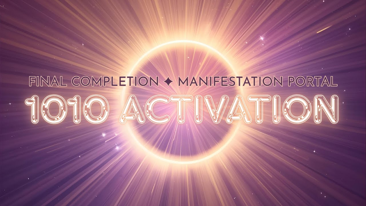 1010 Energy Activation 🌀 Enter the Portal of Final Completion & Powerful Manifestation! [Meditation]