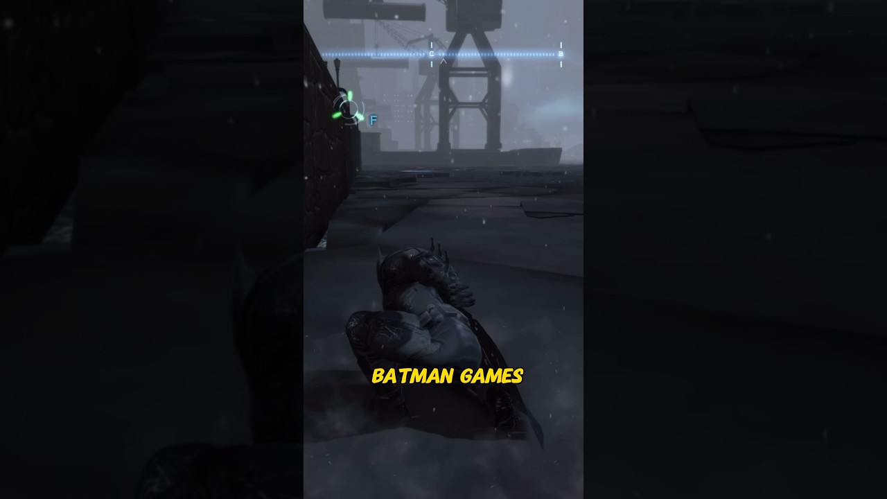 What happens if you jump from the highest point in all the Batman games #videogames #easteregg