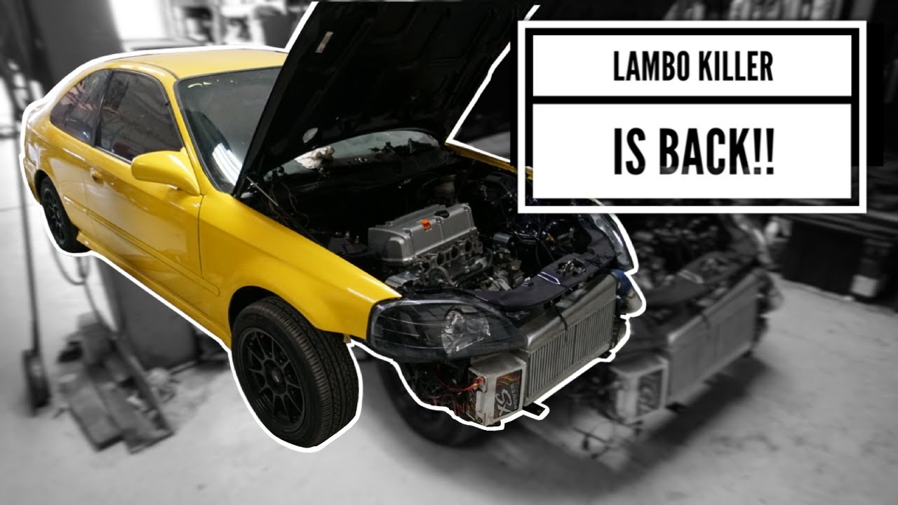 Lambo Killer Gets a Built Engine! K24 AWD Swapped Honda Civic