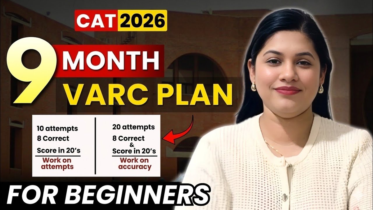 Can I start for CAT 2026? Ace Verbal section with 99%ile.