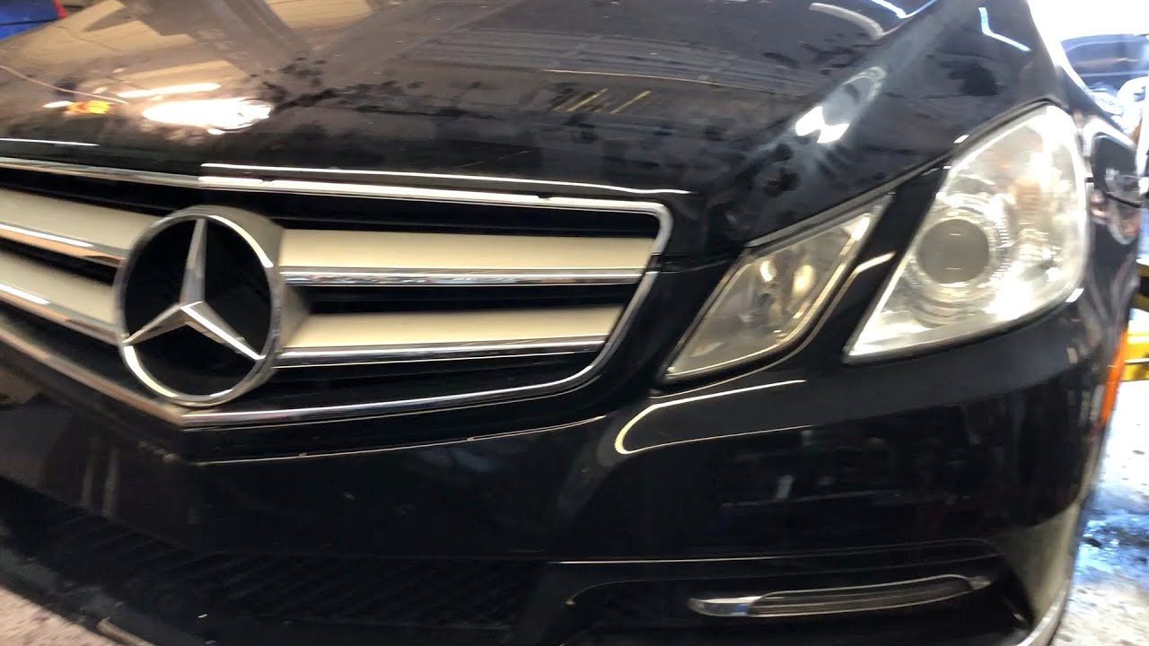 Mercedes E350, удаление бензонасоса, топливный насос