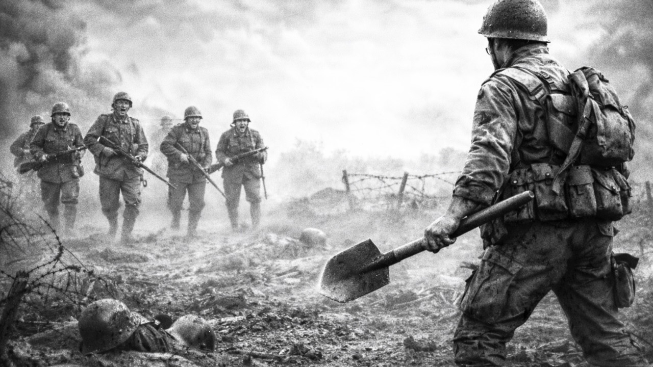 He Ran Out of Ammo — Then He Used a Shovel to Take Down a Platoon.