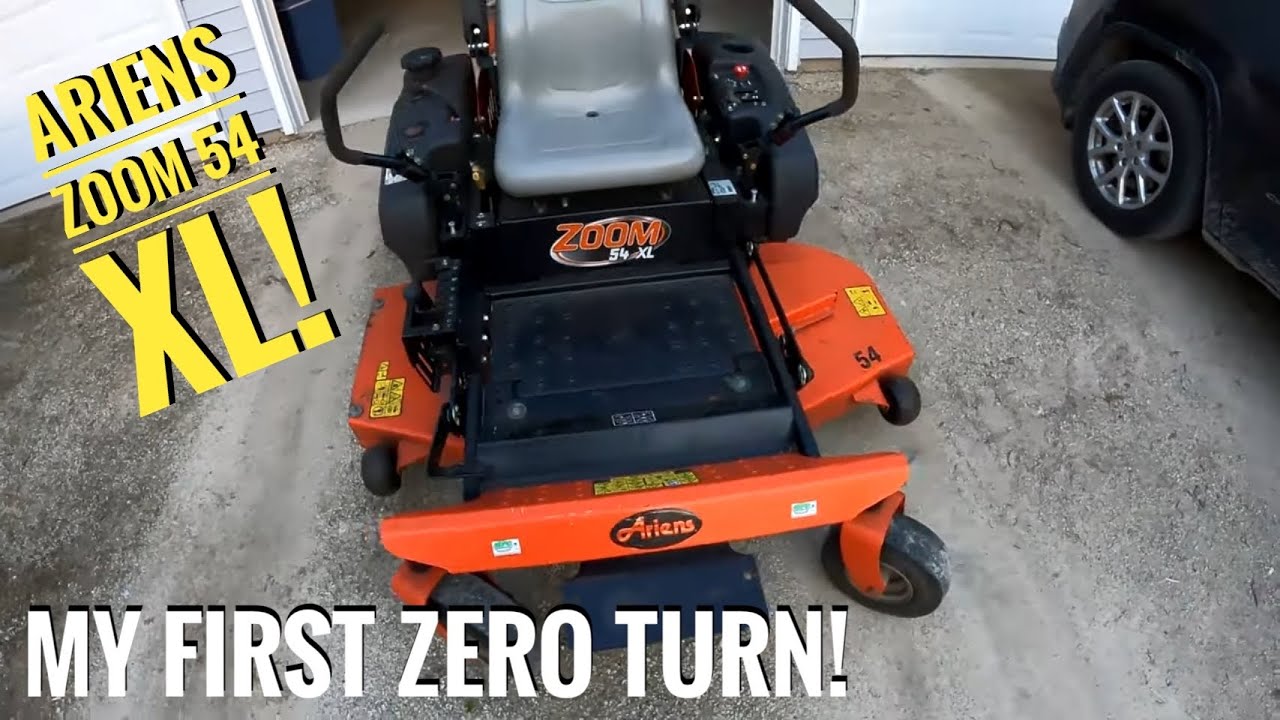 Газонокосилка Ariens Zoom 54 XL Zero Turn: моя первая газонокосилка с нулевым радиусом разворота!...