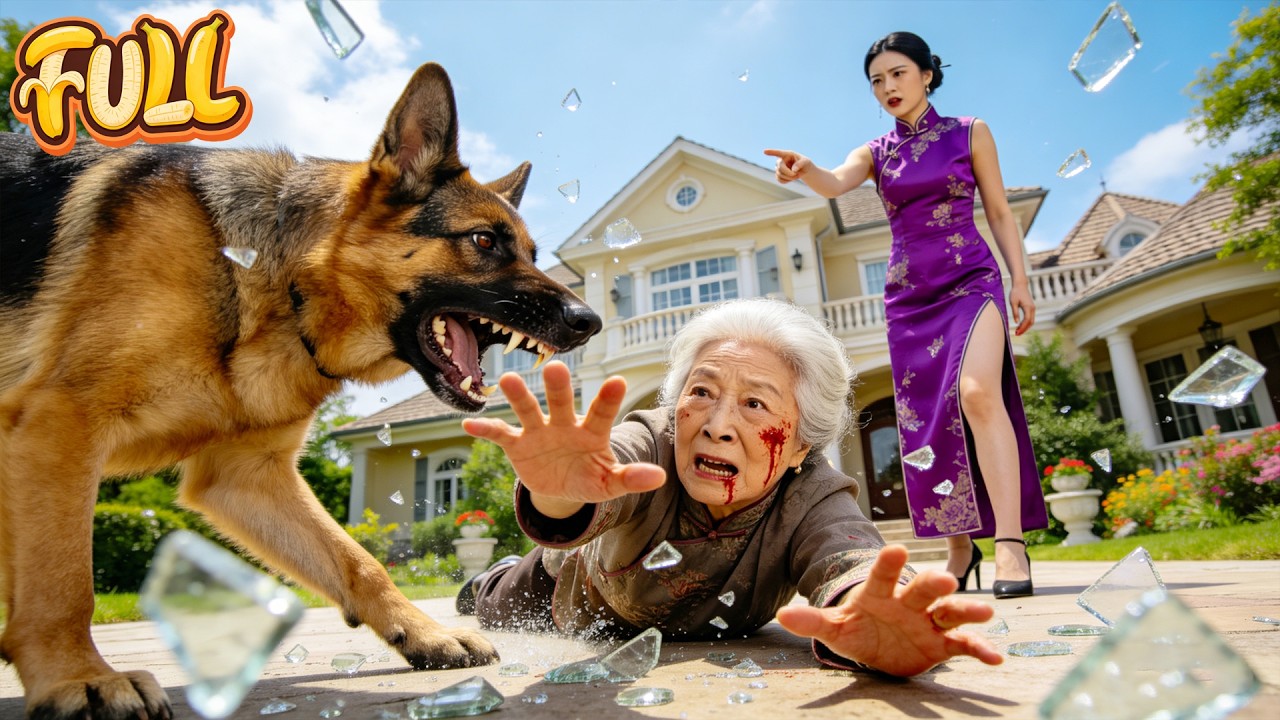 🐕 فتاة طماعة تطلق كلبها على سيدة مسنة وتجبرها على الاعتذار… لكنها كانت حماتها المستقبلية!