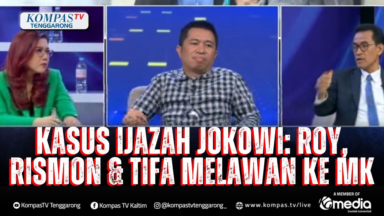 Kasus Ijazah Jokowi: Roy, Rismon & Tifa Melawan ke MK