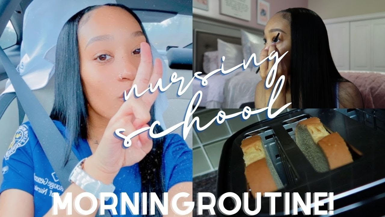 NURSING SCHOOL MORNING ROUTINE !