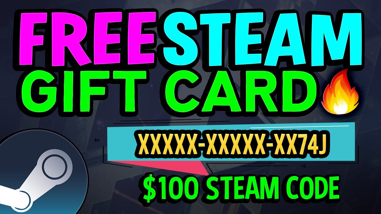 100% WORKING!✅ How To Get Steam Gift Cards For Free ($100 Code) No Credit Card❌