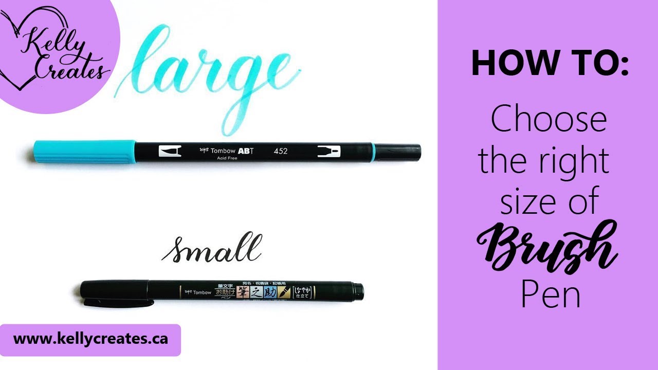 Choosing the Right Brush Pen for Brush Lettering