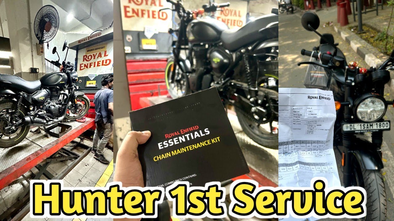 1st Service of my Hunter (Airavat)🐘 | Service Cost and My Experience? | Himanshu Kathayat