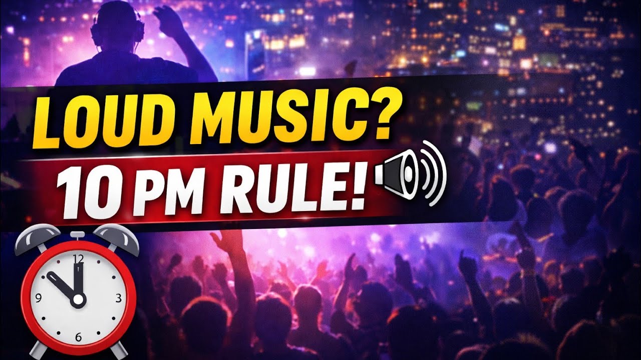 Loud Music / DJ Par Complaint Kaise Karein? | 10 PM Rule | Noise Pollution Law India @Jpgyan1