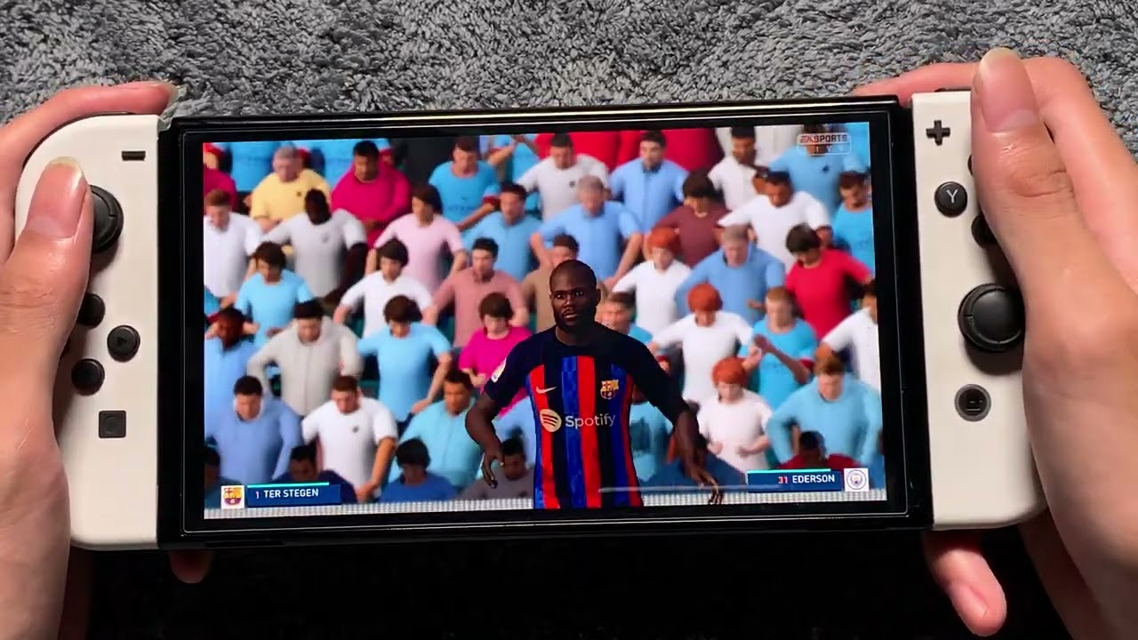 FIFA 23 Nintendo Switch Handheld Gameplay [1080 FullHD]