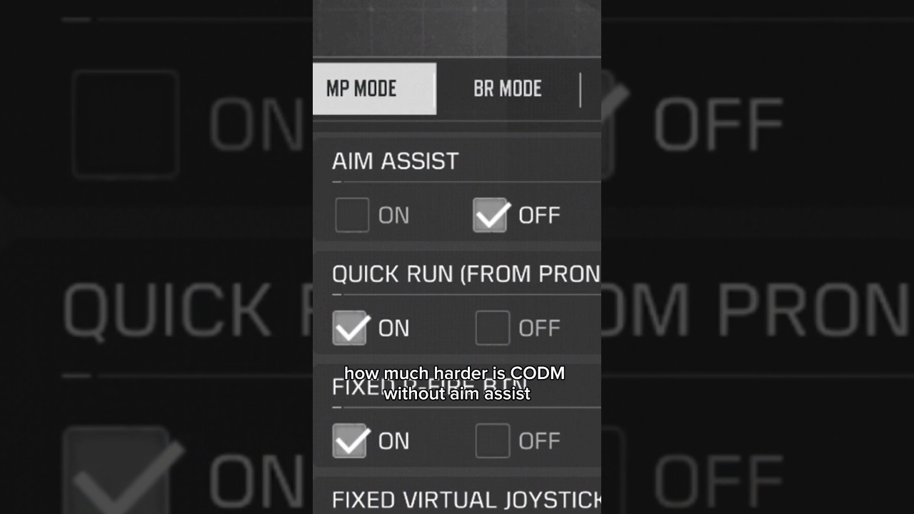 no aim assist gave me aimbot #codm #callofdutymobile #gaming #codmobile #iferg