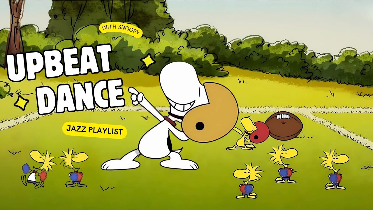 [𝐩𝐥𝐚𝐲𝐥𝐢𝐬𝐭] Snoopy’s Upbeat Jazzy Joy Dances 🎷 Playful Tunes for Happy Moments
