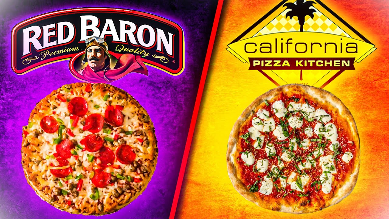 California Pizza Kitchen Margherita & Red Baron Four Cheese Frozen Pizza Review 😋 .