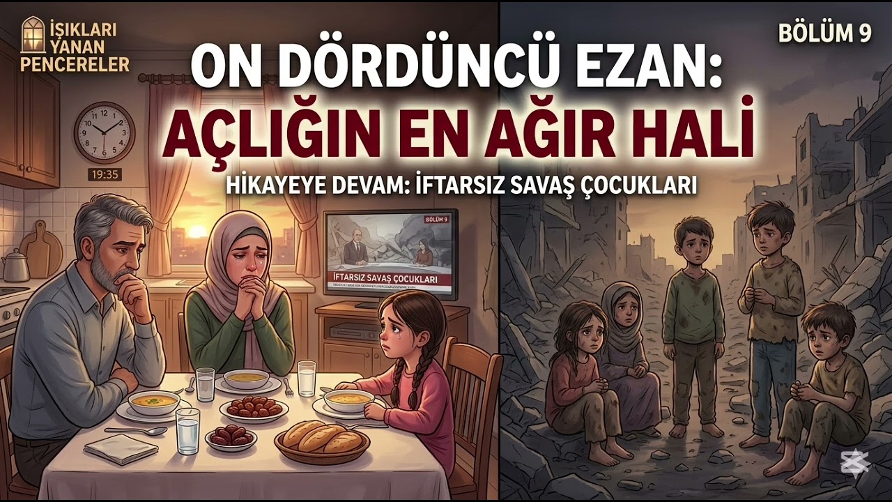 Ramazan hikayeleri 14 savaş çocuklarının iftarı #ramazan #hikaye #video 