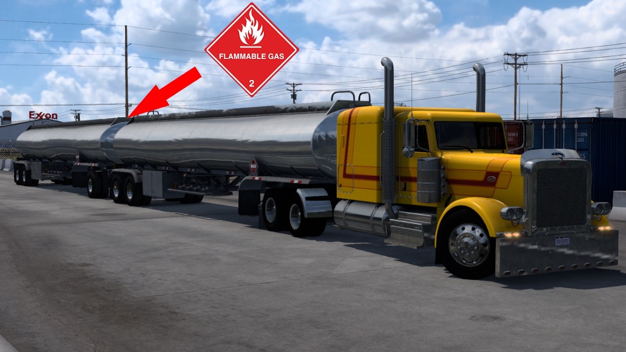 American Truck Simulator | ATS 1.58 | Peterbilt 389 | Double Tanker Haul | CAT 6NZ