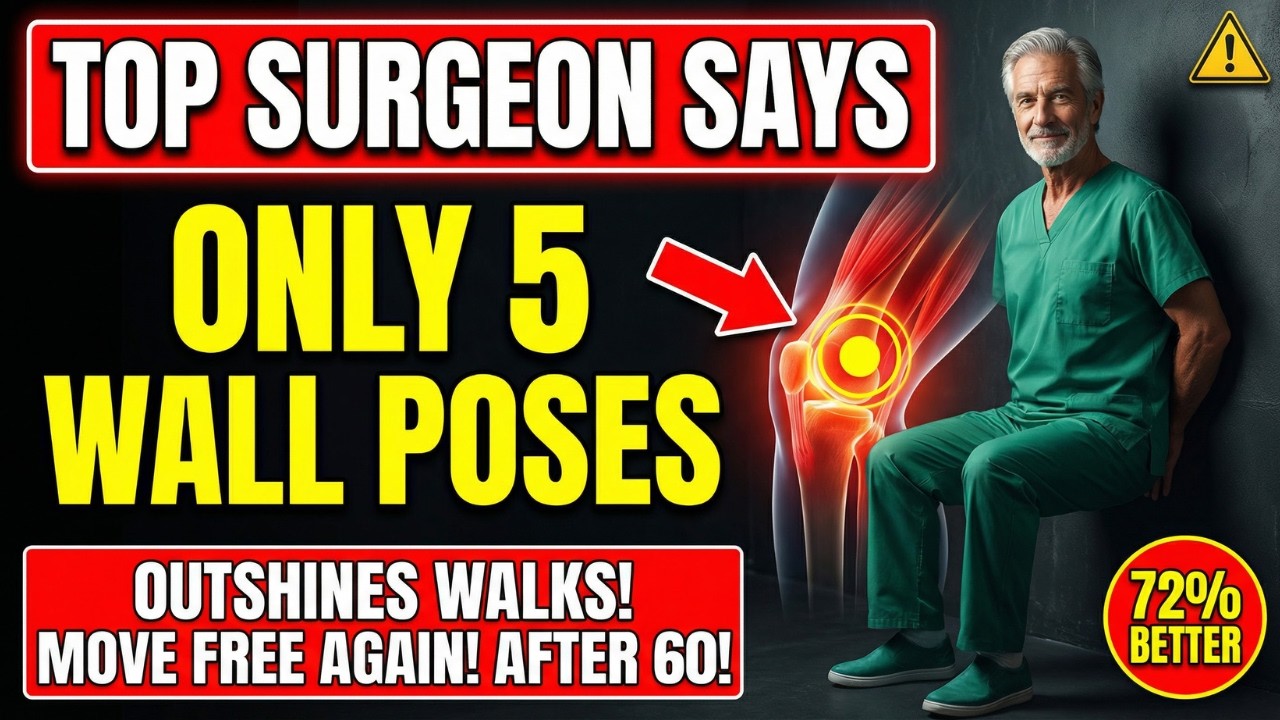 Seniors Over 60: 5 Wall Exercises Better Than Walking (Surgeon Reveals) | Senior Health Tips