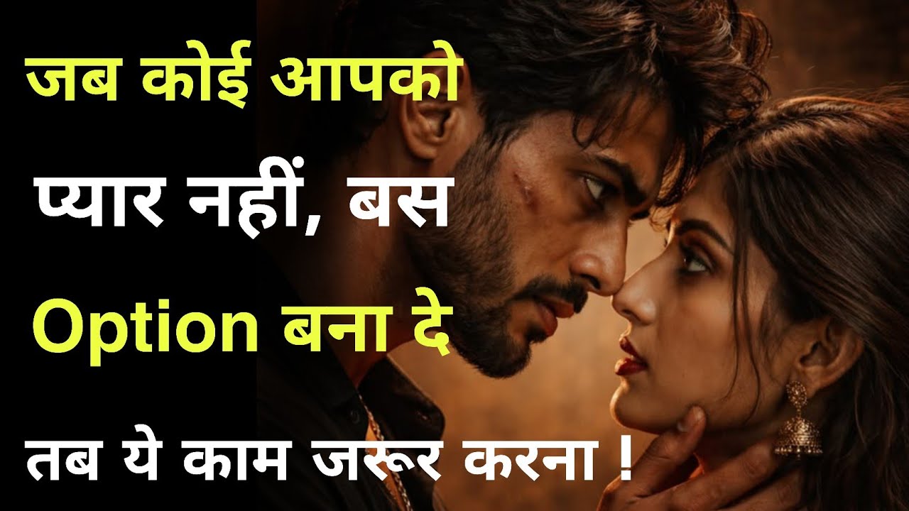 💔जब कोई आपको ऑप्शन समझने लगे, तब ये 6 चीजें ज़रूर करिए | The Rule of Respect | Endles Storie