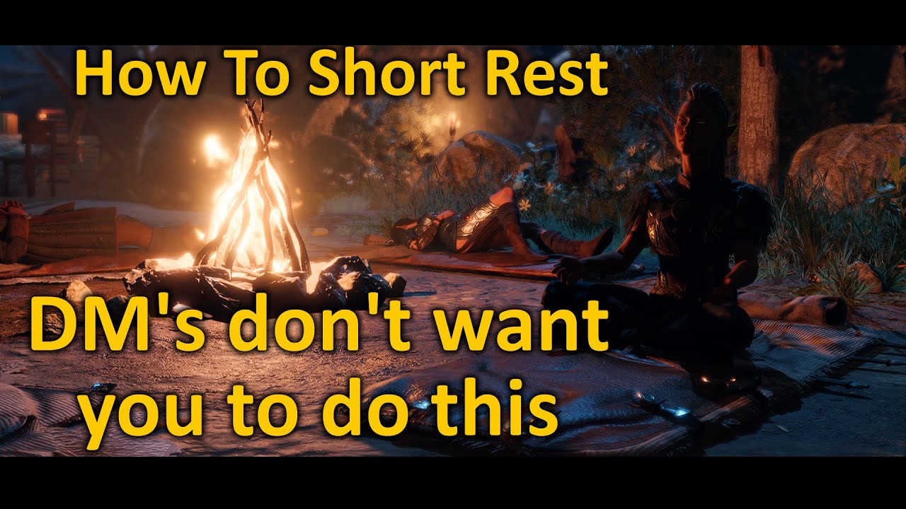 How to short rest D&D
