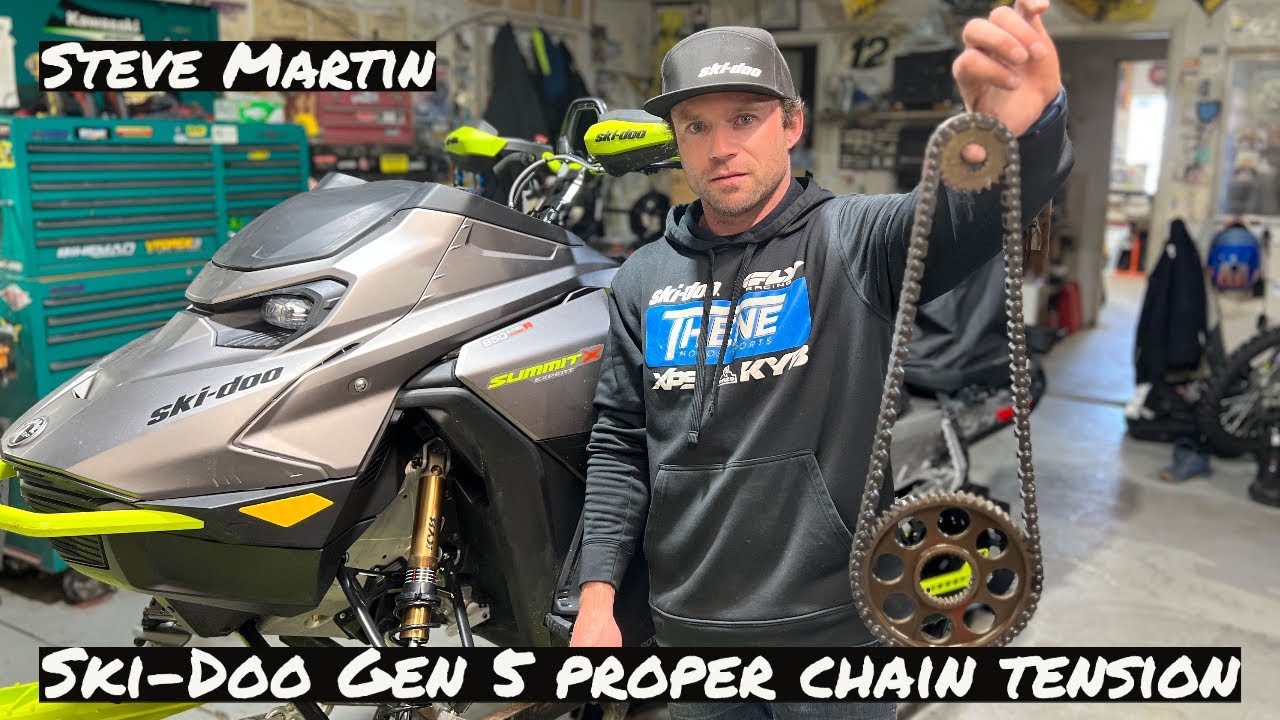 Ski-Doo Gen 5 proper chain tension, what proper chain tension looks like inside the chaincase.